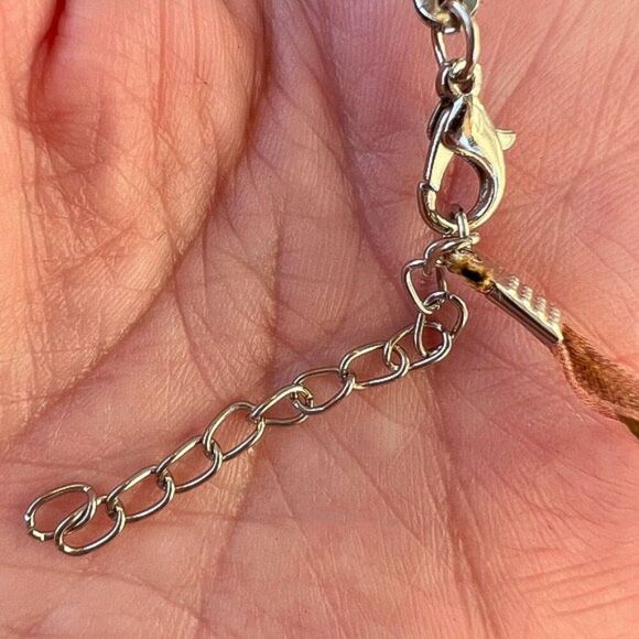 Vintage Whitney Kelly Large Golden Tiger Eye & Sterling Pendant - Picture 10 of 14